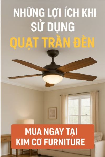 Mua Quạt Trần Đèn Ở Đâu Uy Tín?