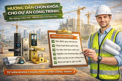Hướng dẫn chọn kh&oacute;a cho dự &aacute;n c&ocirc;ng tr&igrave;nh &ndash; Đảm bảo đồng bộ, tiết kiệm v&agrave; bền l&acirc;u