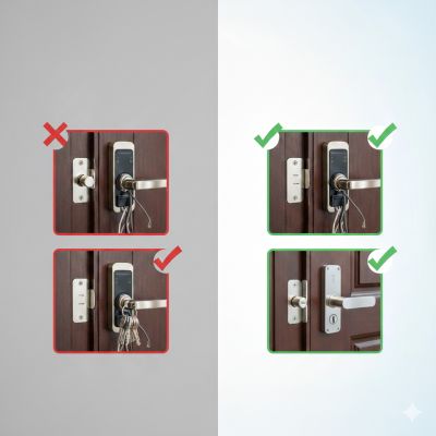 10 Lỗi Thường Gặp Khi Lắp Kh&oacute;a Cửa V&agrave; C&aacute;ch Khắc Phục Hiệu Quả