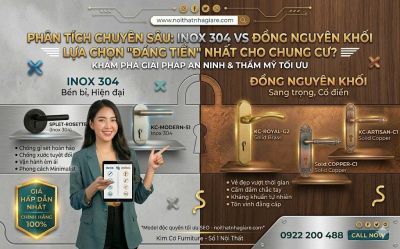 Kh&oacute;a Cửa Tay Gạt Cho Căn Hộ Chung Cư: Lựa Chọn An To&agrave;n &amp; Sang Trọng