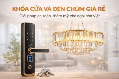 Kh&oacute;a Cửa V&agrave; Đ&egrave;n Ch&ugrave;m Gi&aacute; Rẻ &ndash; Giải Ph&aacute;p An To&agrave;n, Thẩm Mỹ Cho Ng&ocirc;i Nh&agrave; Việt